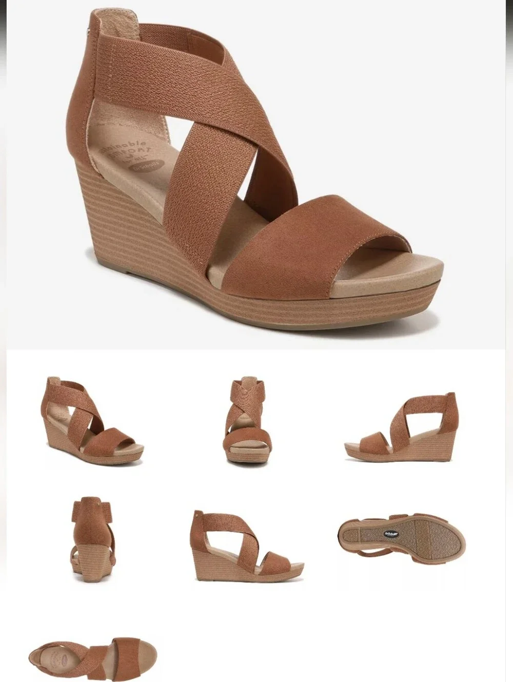 Dr. Scholl's Barton Band Wedge Sandal- 7